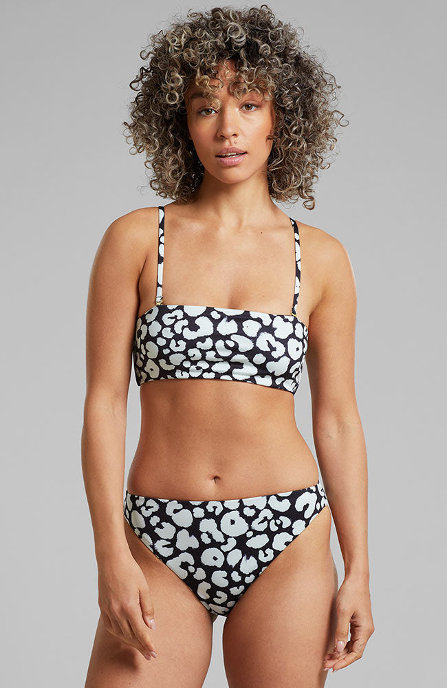 Dedicated Bikini bottoms Sanda Leopard Black by rPET| Sophie Stone 