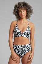 Dedicated bikini bottoms Slite leopard black rPET | Sophie Stone 
