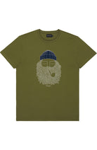 Bask in the Sun Smoking pipe t-shirt cactus from organic cotton men | Sophie Stone
