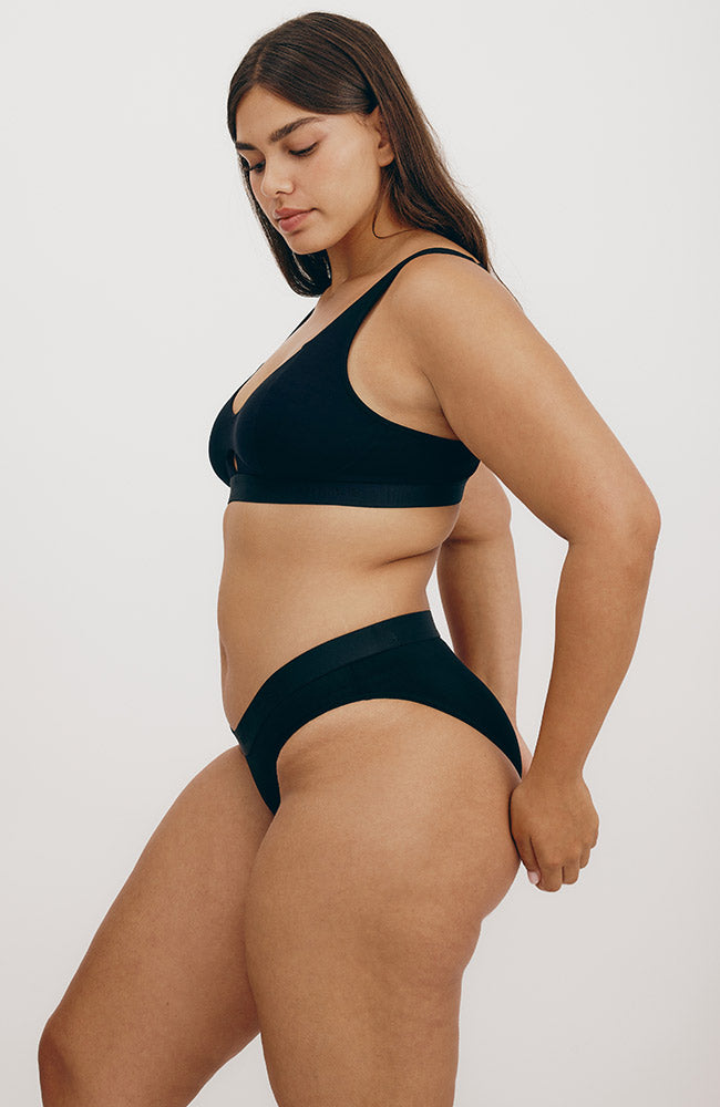 Organic Basics Soft touch briefs black from sustainable TENCEL | Sophie Stone