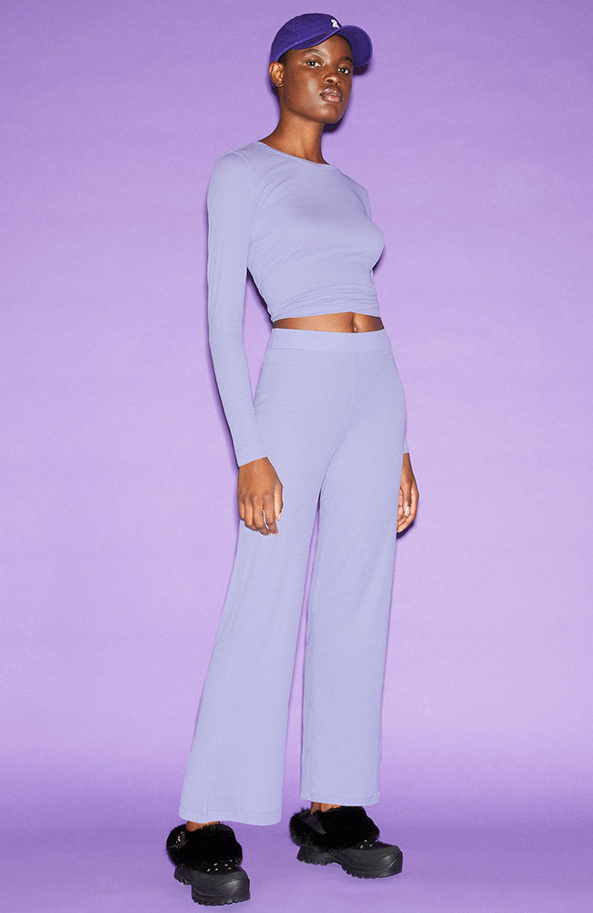 ARMEDANGELS Stellaara pants light purple stone from durable Lyocell TENCEL | Sophie Stone