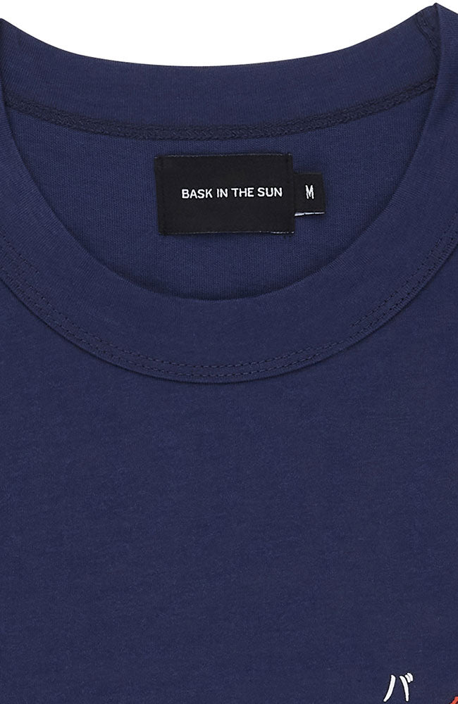 Bask in the Sun Sunset t-shirt navy from organic cotton | Sophie Stone