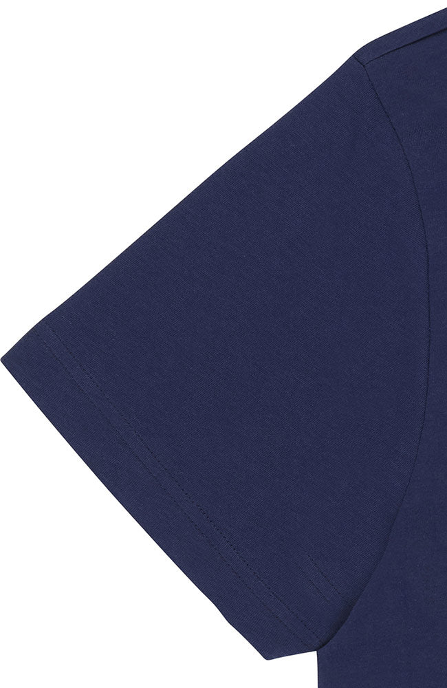 Bask in the Sun Sunset t-shirt navy from sustainable organic cotton men | Sophie Stone