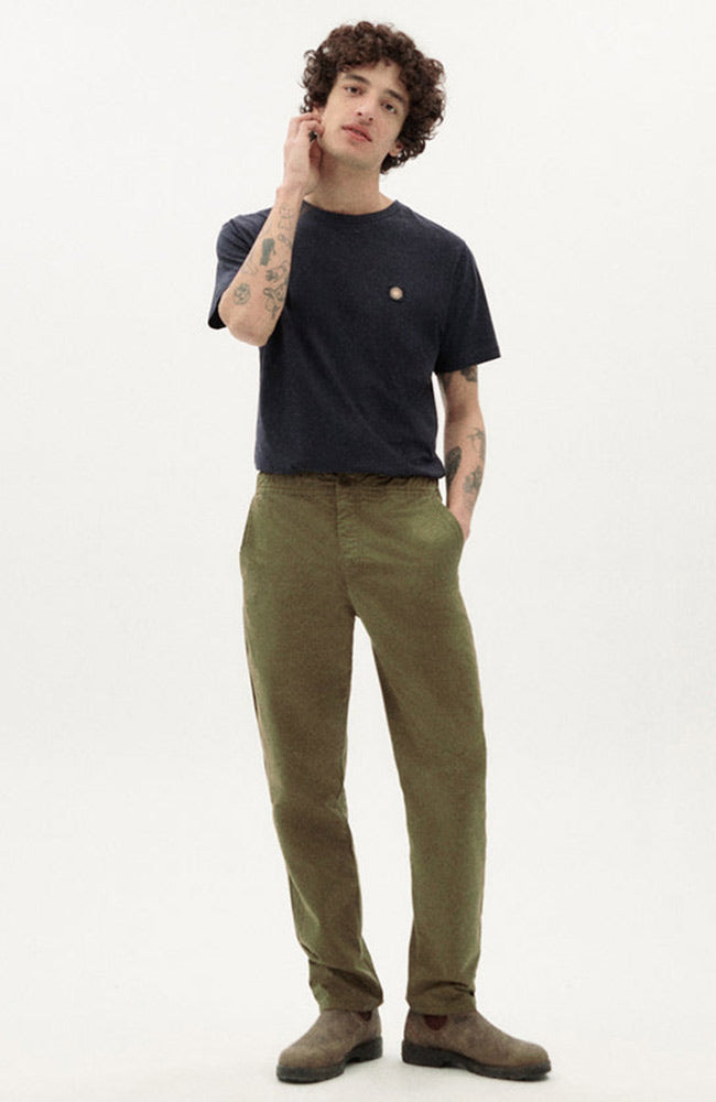 Thinking Mu Travel Pants olive green from organic cotton | Sophie Stone