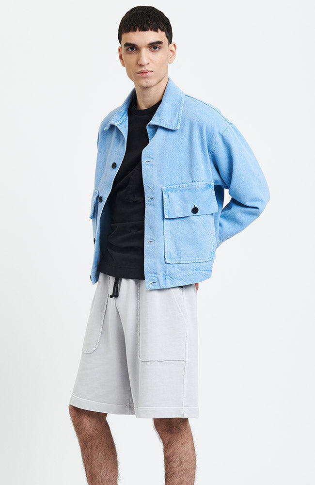 NEW OPTIMIST Quercia jacket blue from organic cotton & TENCEL unisex | Sophie Stone