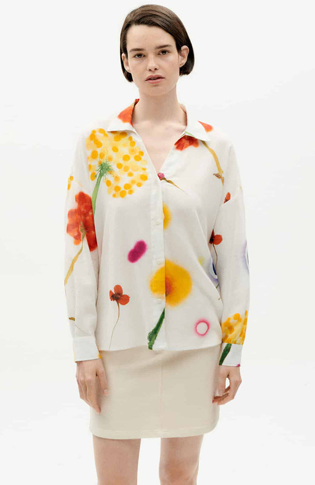 Thinking MU Fuez day margaret blouse in organic cotton for women | Sophie Stone
