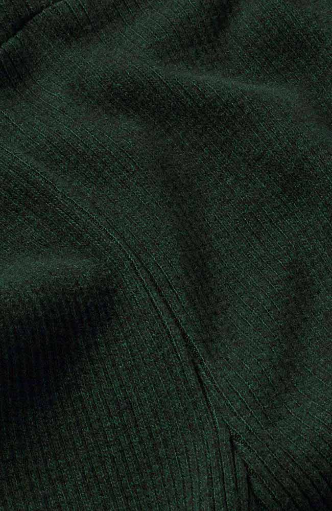 Thinking MU knitted broek dark green van o.a. biologisch katoen | Sophie Stone