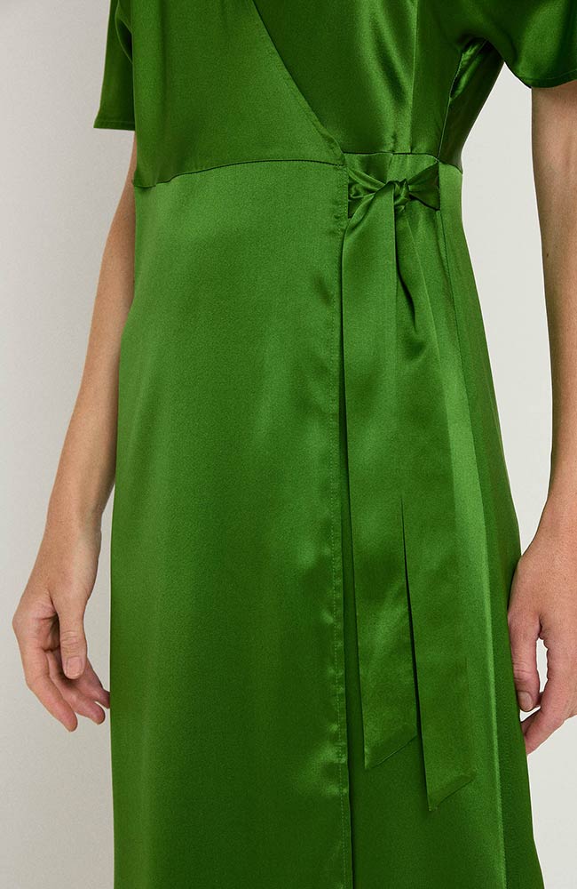 Lanius party dress green silk | Sophie Stone