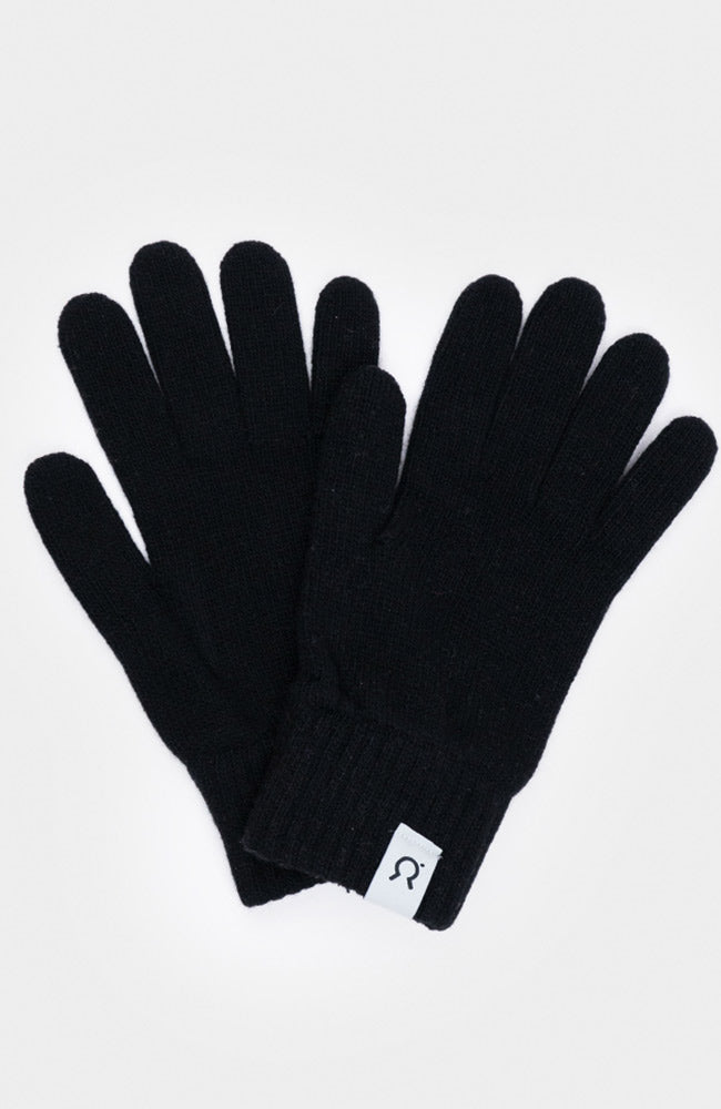 RIFO Anita handschoenen zwart van gerecycled kasjmier en wol | Sophie Stone
