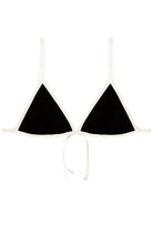 Underprotection CoraUP bikini top black white from recycled polyester | Sophie Stone 