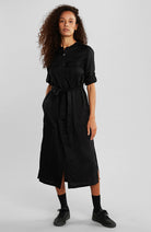 Dedicated Falsterbo dress black Tencel ladies | Sophie Stone 