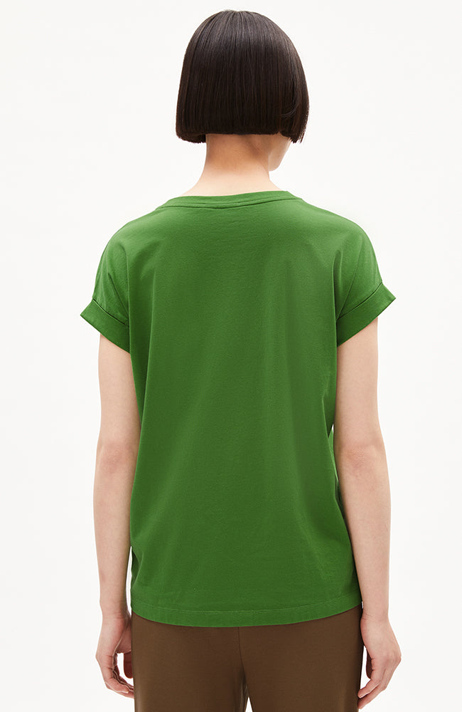 ARMEDANGELS Idaara t-shirt ivy green organic cotton | Sophie Stone