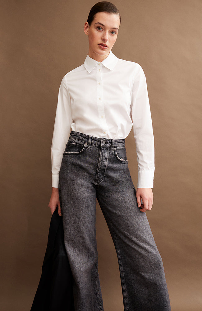 ARMEDANGELS Louilaa blouse white from organic cotton | Sophie Stone