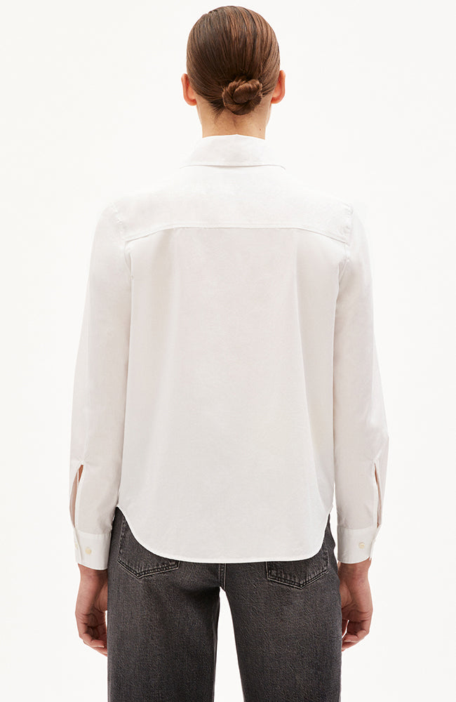 ARMEDANGELS Louilaa blouse white from sustainable organic cotton ladies | Sophie Stone