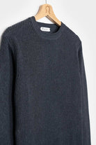 Rifo Luca sweater in recycled cotton in gray for men | Sophie Stone