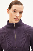 ARMEDANGELS Ronyiaas sweater purple organic cotton | Sophie Stone