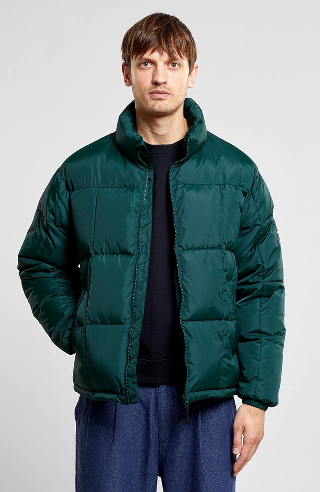 Dedicated Puffer jacket Sorsele dark green from recycled polyester | Sophie Stone 