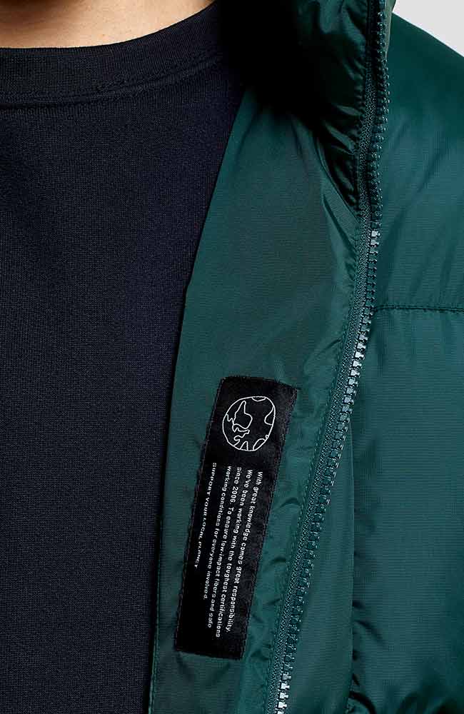Dedicated Puffer jacket Sorsele dark green | Sophie Stone 