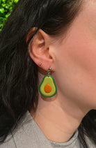 Studio Earlobe Avocado earrings green handmade | Sophie Stone