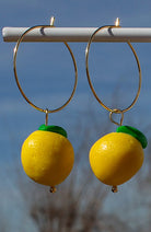 Studio Earlobe lemon earrings handmade | Sophie Stone