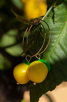 Studio Earlobe lemon earrings | Sophie Stone