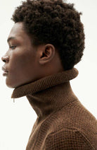 Thinking MU Brown Helio knitted sweater | Sophie Stone