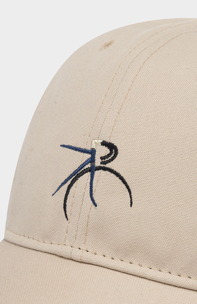 Dedicated sustainable cap Side Bike Beige from organic cotton | Sophie Stone