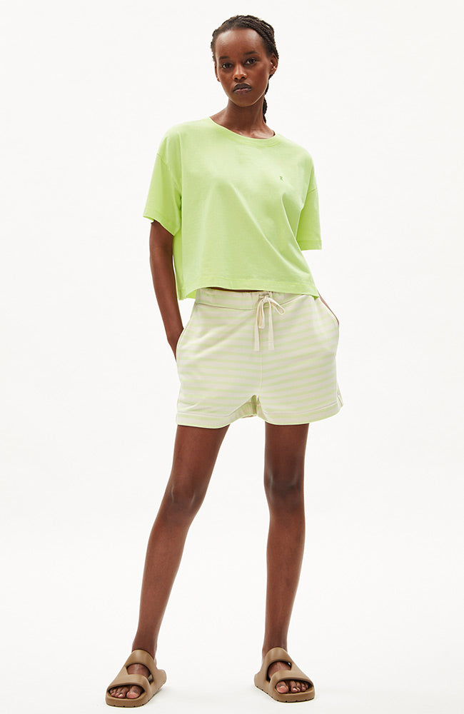 ARMEDANGELS Albertaa shirt light lime durable cotton | Sophie Stone