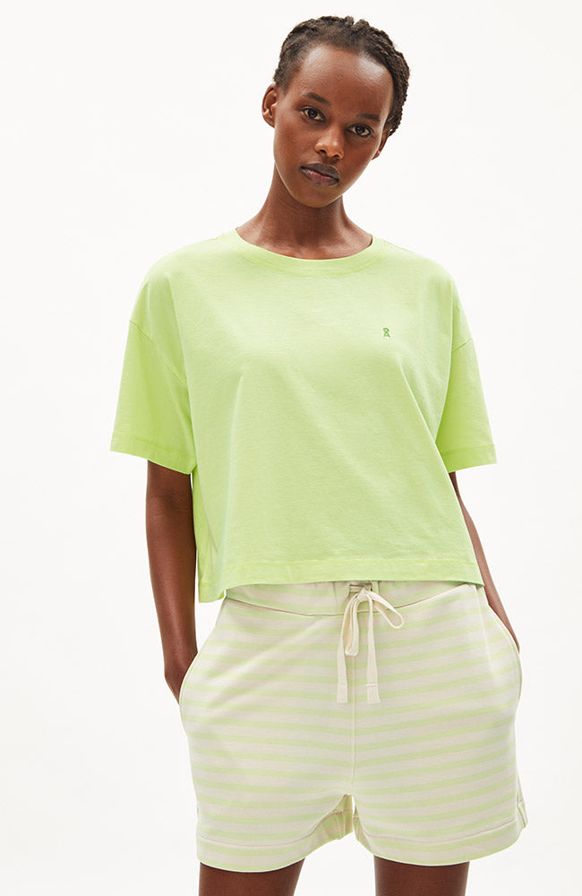 ARMEDANGELS Albertaa shirt light lime organic cotton | Sophie Stone