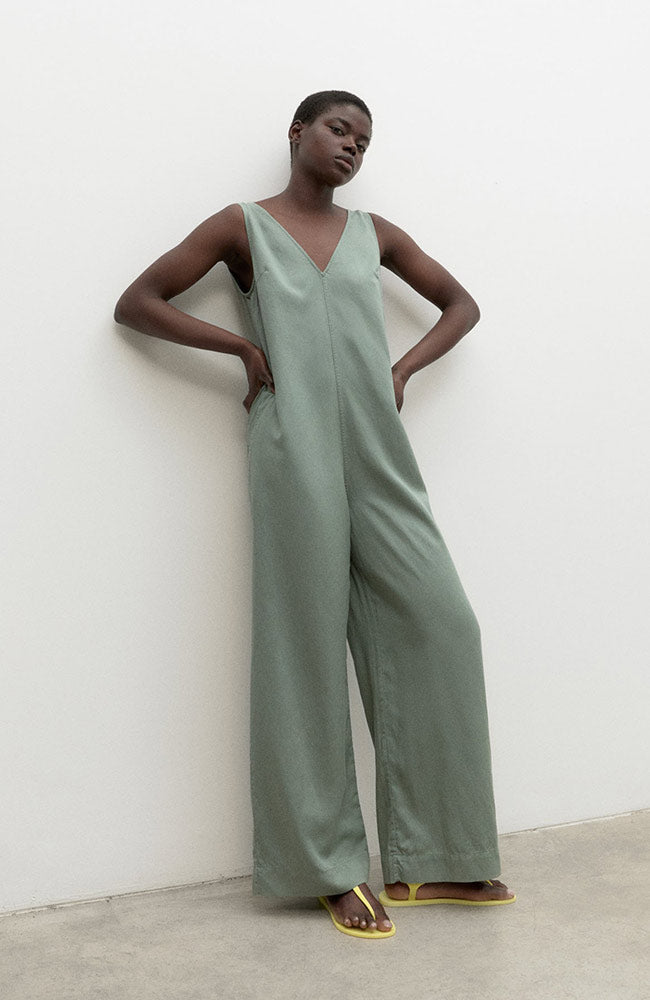 Ecoalf Turquesa Jumpsuit green van Tencel Lyocell | Sophie Stone 