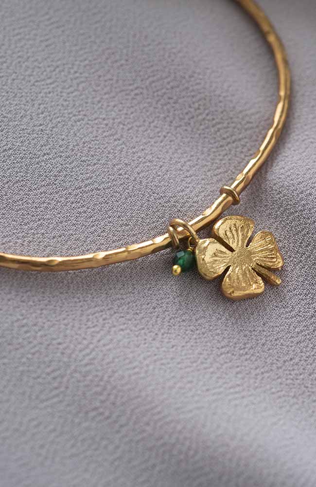 A Beautiful Story Memory Aventurine Gold Bracelet | Sophie Stone