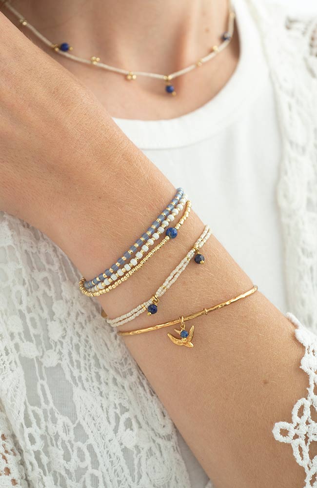 A Beautiful Story Honor Lapis Lazuli Gold bracelet | Sophie Stone