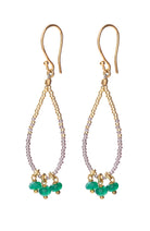 A Beautiful Story Becoming Aventurine Gold earrings | Sophie Stone