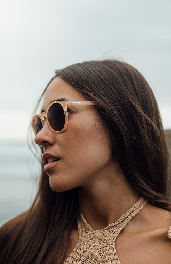 Parafina Sunglasses Isla Nude from recycled material | Sophie Stone