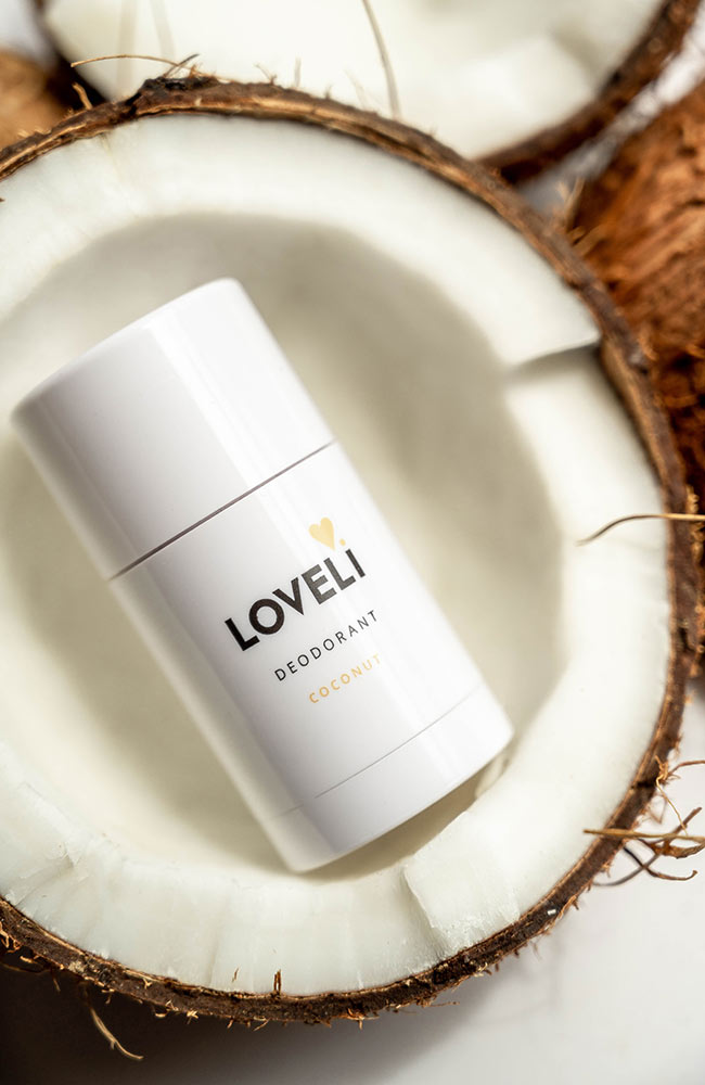 Loveli Deodorant Coconut 100% natural stick XL | Sophie Stone