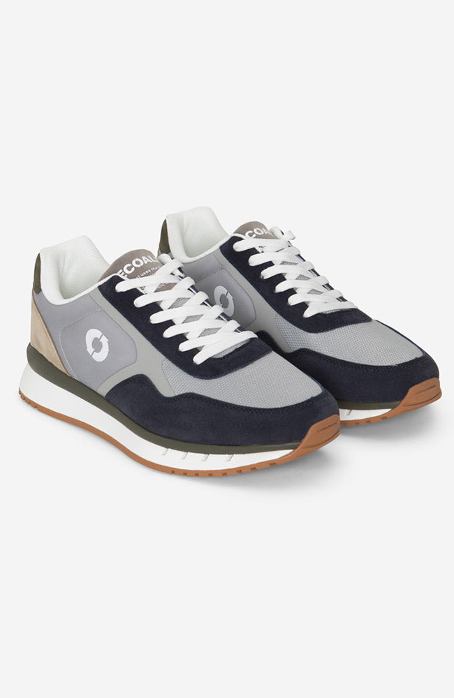 Ecoalf Cervino gray navy sneaker 100% recycled polyester | Sophie Stone