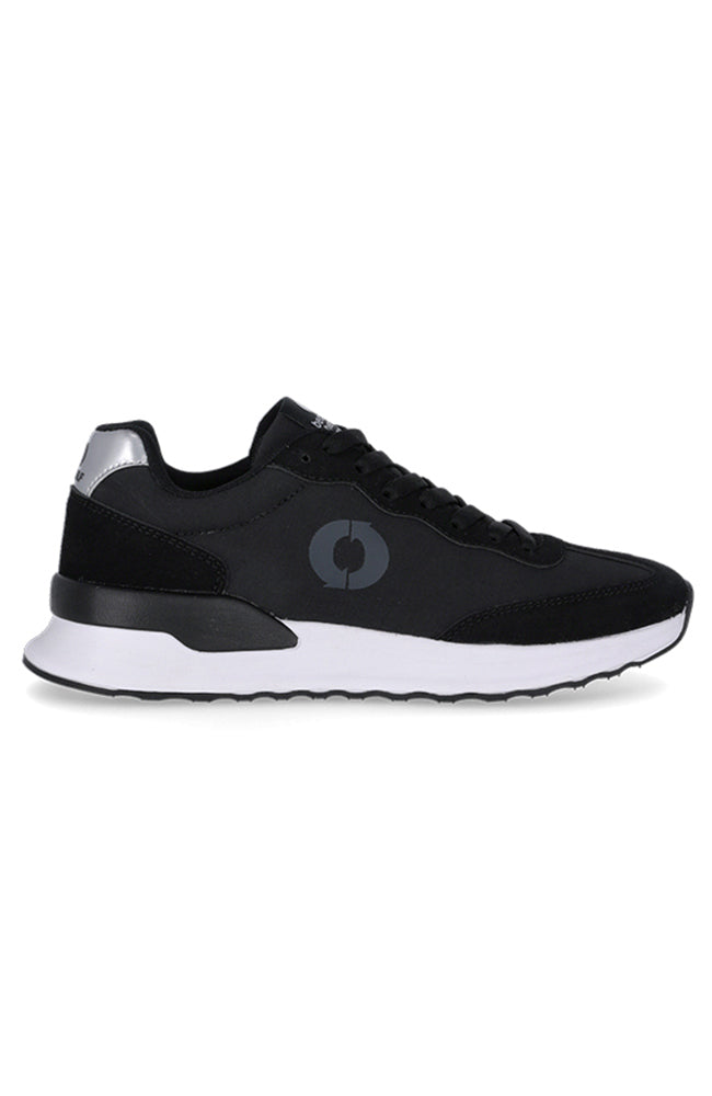 Ecoalf Prince Sneakers Black with white soles | Sophie Stone
