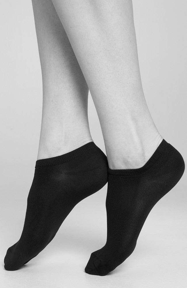 Swedish Stockings | Sara Premium trainer socks black | Sophie Stone