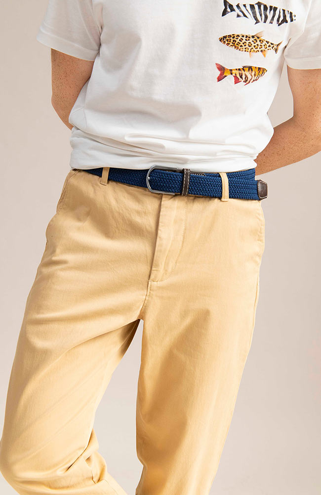 Dedicated Chinos Sundsvall Beige from cotton | Sophie Stone
