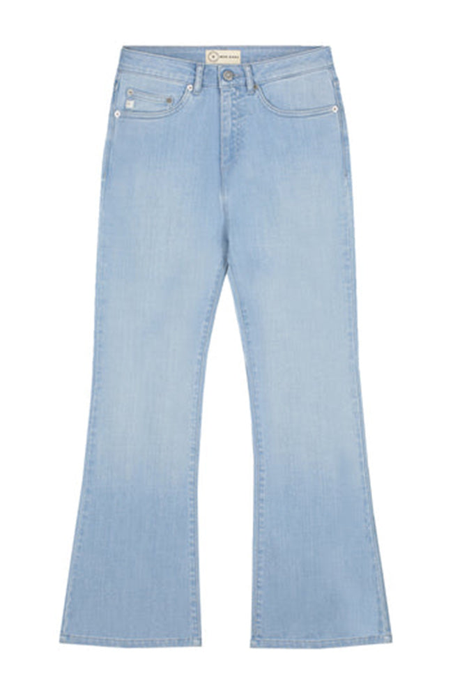 MUD jeans Isy Flared Sunny Stone from organic cotton and elastane | Sophie Stone