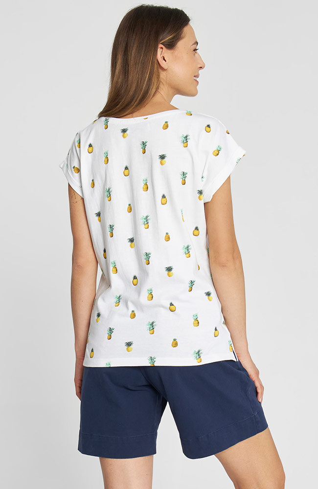 Dedicated Visby Pineapples white shirt | Sophie Stone 