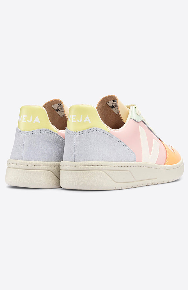 VEJA V-10 Suede white multico durable sneakers | Sophie Stone