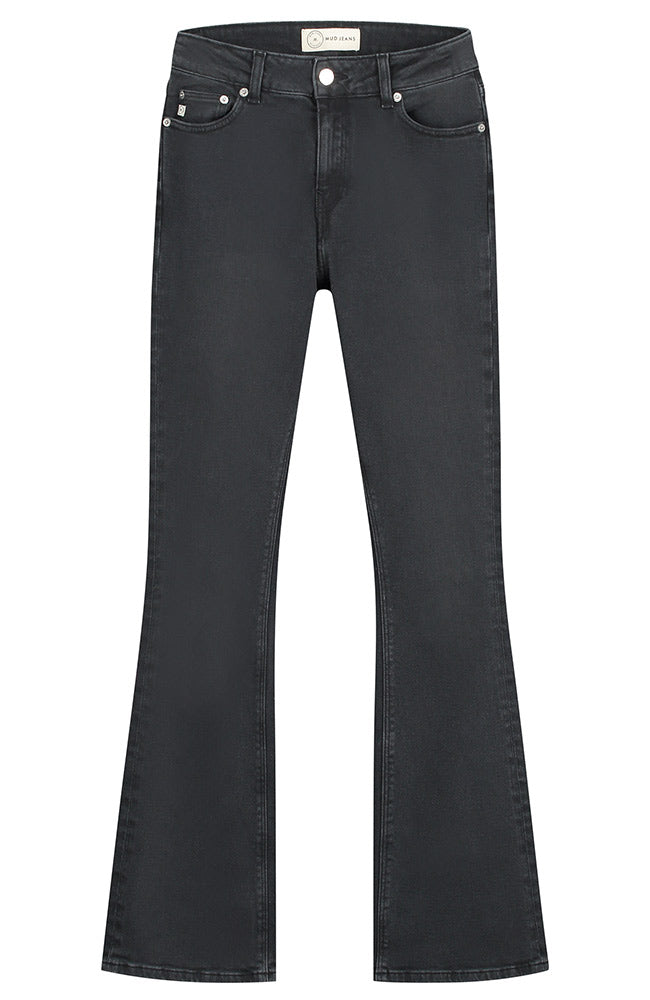 MUD jeans Flared Hazen Stone Black from organic cotton jeans | Sophie Stone