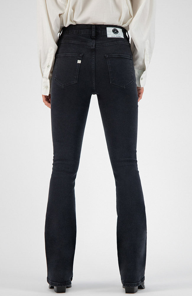 MUD jeans Flared Hazen Stone Black from organic cotton | Sophie Stone