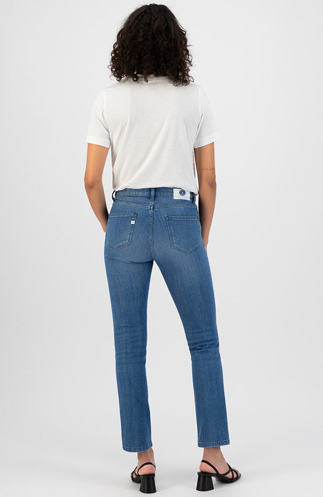 MUD jeans Faye Straight Authentic Indigo blue | Sophie Stone