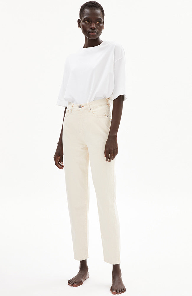 ARMEDANGELS Mairaa undyed mom jeans in organic & recycled cotton | Sophie Stone