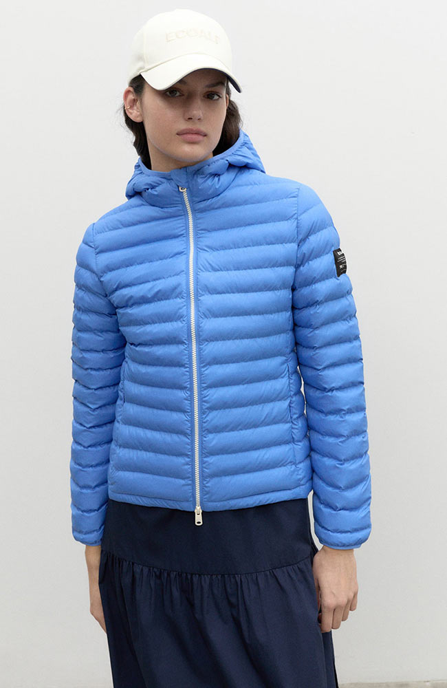 Ecoalf Atlantic Jacket Blue 100% recycled polyester | Sophie Stone 