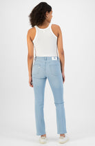MUD jeans Faye Straight Sunny Stone blue | Sophie Stone