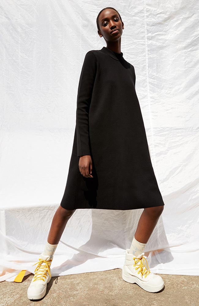 ARMEDANGELS Friadaa dress black from organic cotton | Sophie Stone