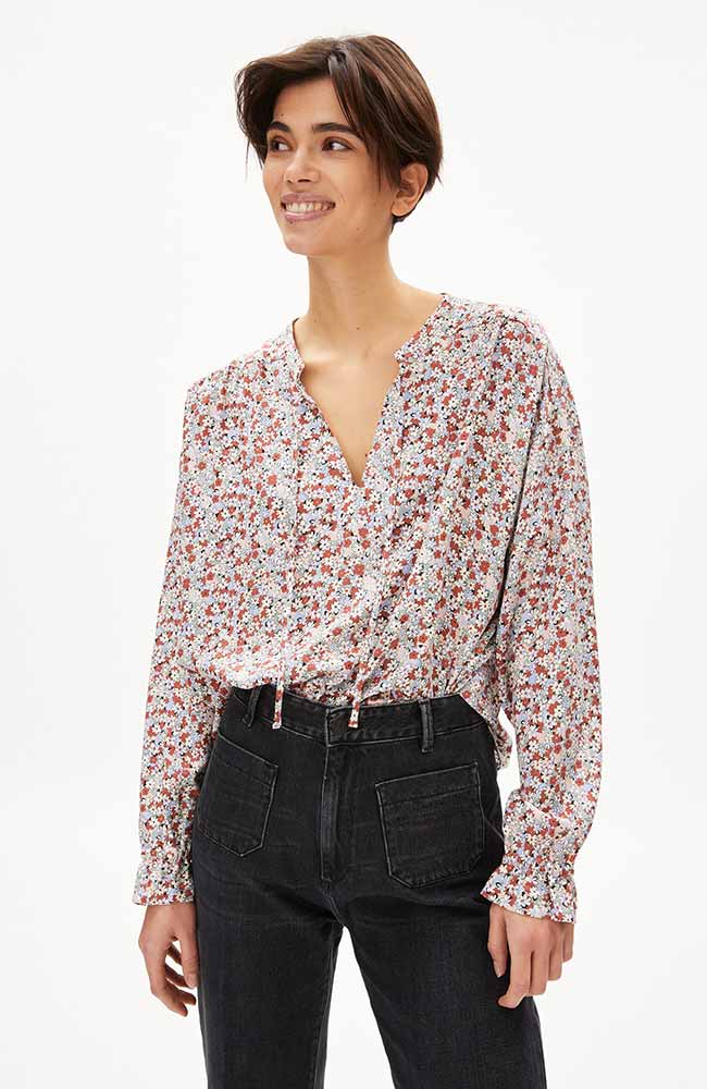 ARMEDANGELS Ilicaa bohème top from EcoVero viscose | Sophie Stone